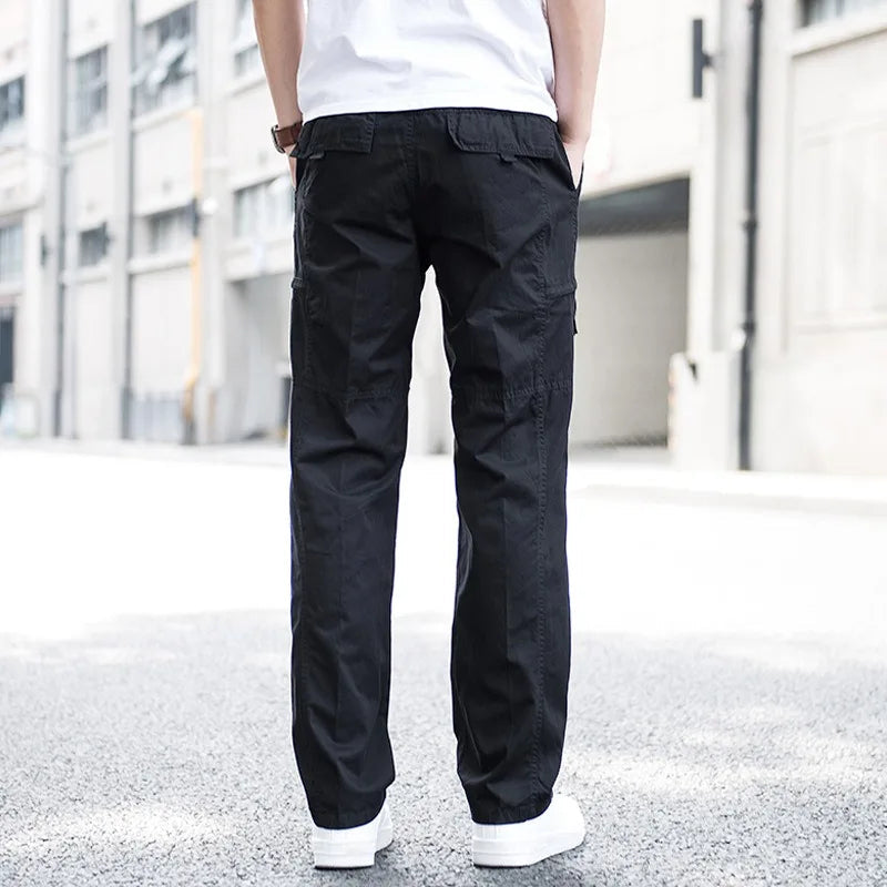 Declan - Men's Cargo Pants with Stretch Waistband