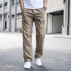 Declan - Men's Cargo Pants with Stretch Waistband