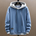 Devin - Men's Two-Tone Relaxed Fit Zip Front Hoodie 1