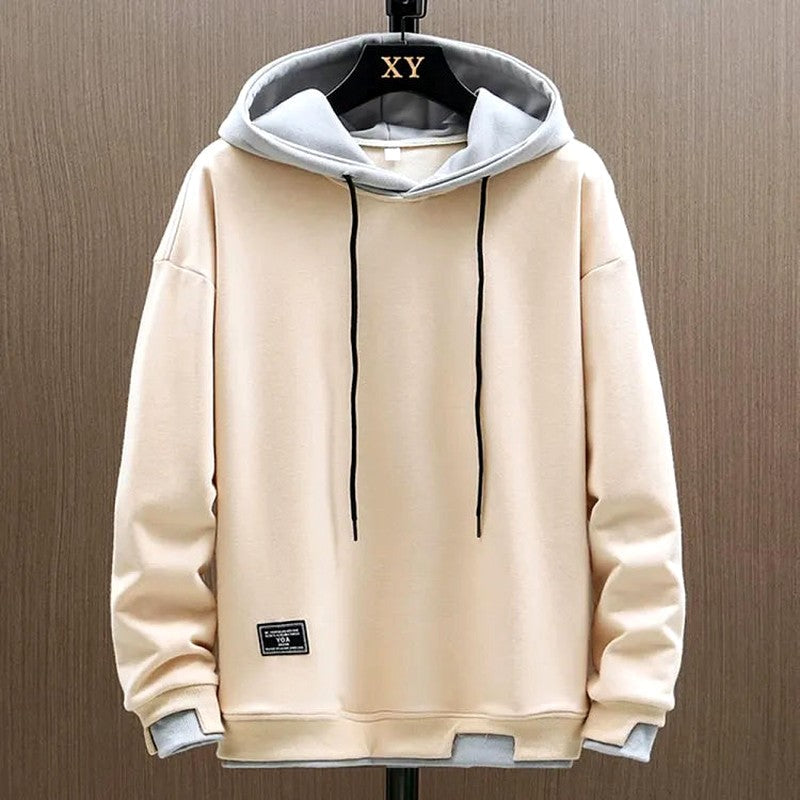 Devin - Men's Two-Tone Relaxed Fit Zip Front Hoodie 2