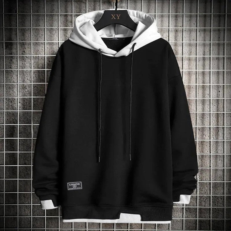 Devin - Men's Two-Tone Relaxed Fit Zip Front Hoodie 5