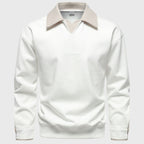 Dimitri  - Men's Spread-Collar Pullover Sweatshirt