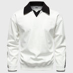 Dimitri  - Men's Spread-Collar Pullover Sweatshirt