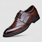Dionisio - Men's Buckle-Strap Leather Loafers