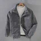 Dominic - Men's Stand-Collar Quilted Puffer Jacket