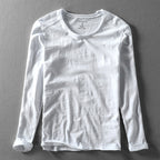 Enzo - Men's Lightweight Crewneck Long-Sleeve Shirt