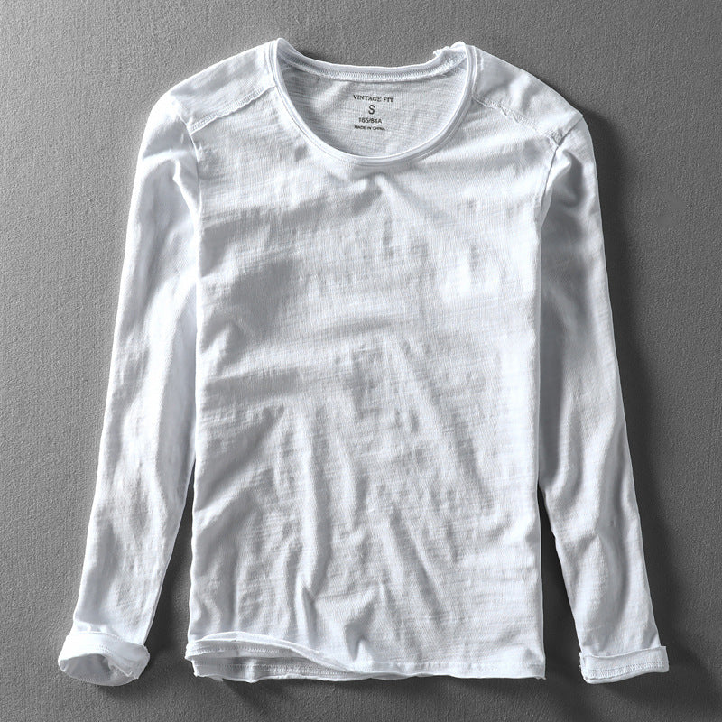 Enzo - Men's Lightweight Crewneck Long-Sleeve Shirt