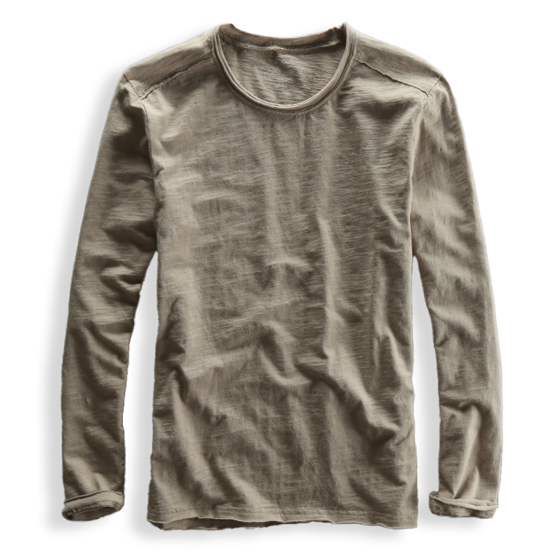 Enzo - Men's Lightweight Crewneck Long-Sleeve Shirt
