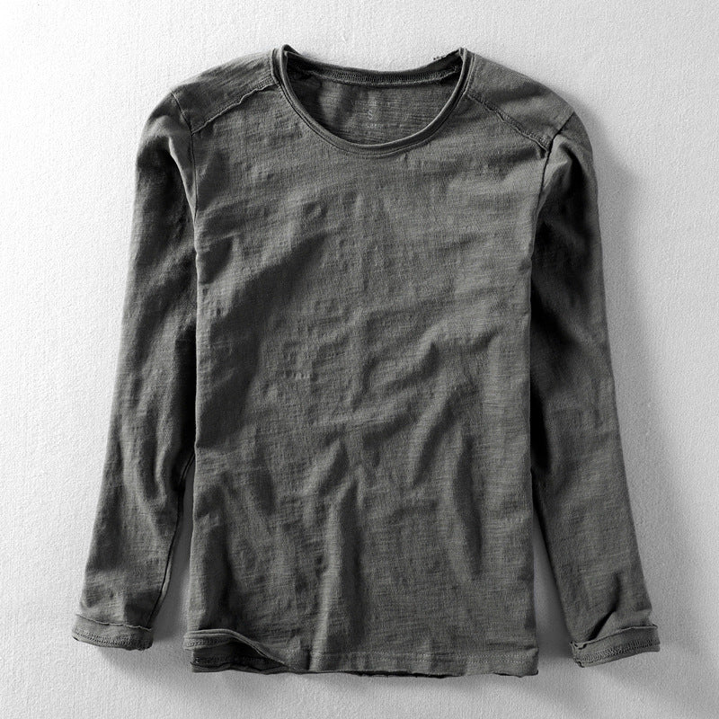 Enzo - Men's Lightweight Crewneck Long-Sleeve Shirt