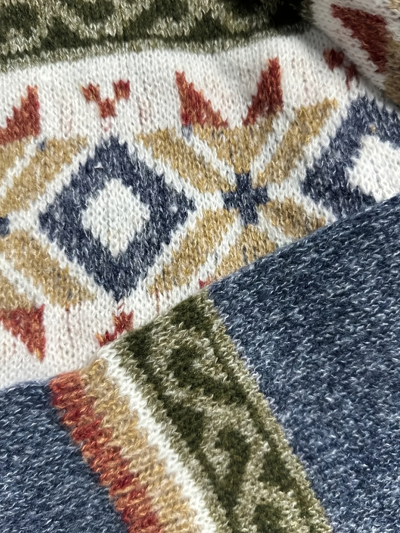 Eve - Women's Fair Isle Button-Front Cardigan