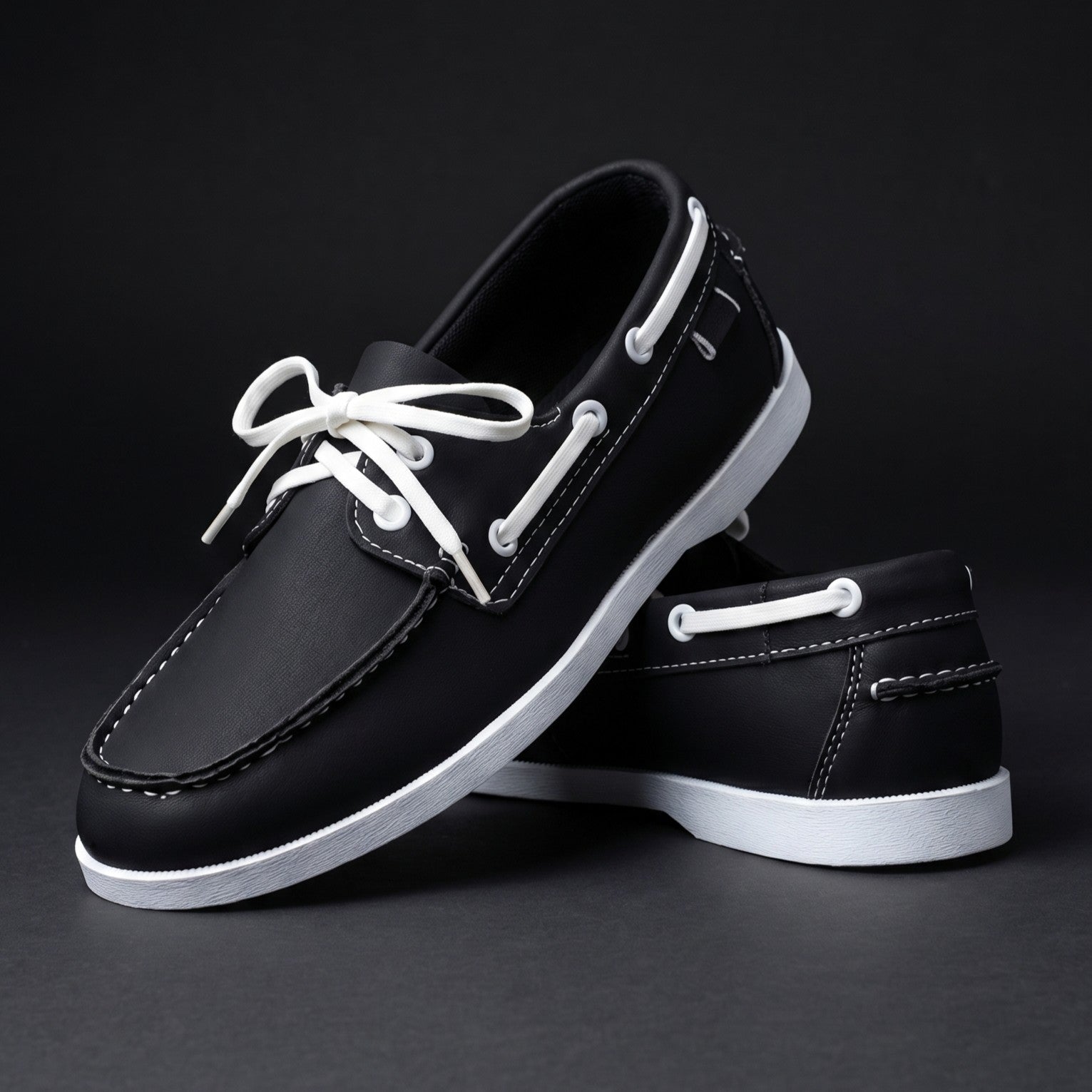 Everard - Men's Two-Tone Lace-Up Boat Shoes