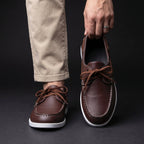 Everard - Men's Two-Tone Lace-Up Boat Shoes