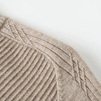 Everett - Men's Quarter-Zip Stand-Collar Ribbed Sweater