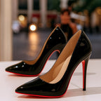 Garnet - Women's Patent Pointed Toe Heels 1