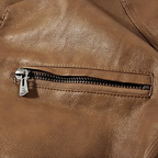 Garrett - Men's Premium Leather Jacket with Corduroy Collar