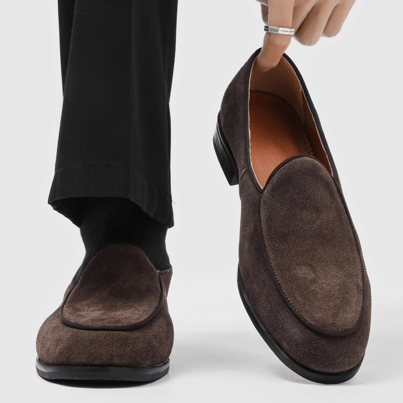 Henrik - Men's Microsuede Slip-On Loafers