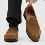 Henrik - Men's Microsuede Slip-On Loafers
