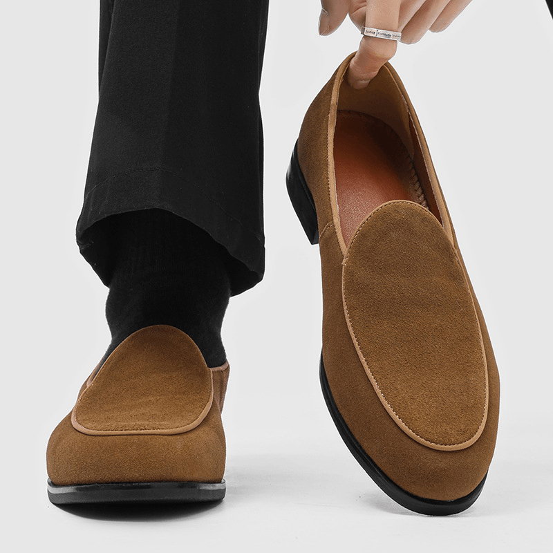 Henrik - Men's Microsuede Slip-On Loafers