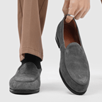 Henrik - Men's Microsuede Slip-On Loafers