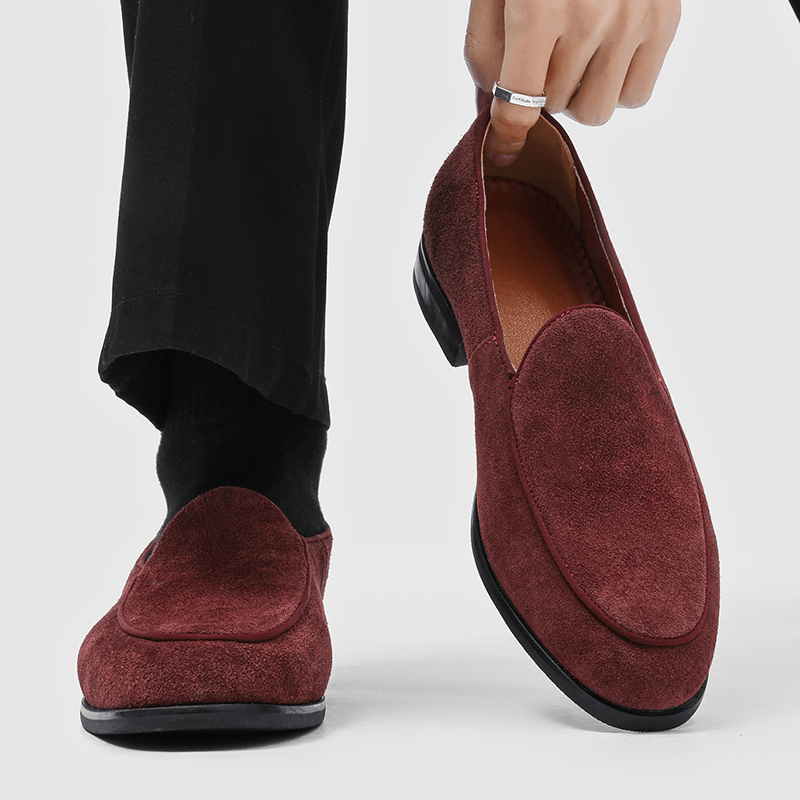 Henrik - Men's Microsuede Slip-On Loafers