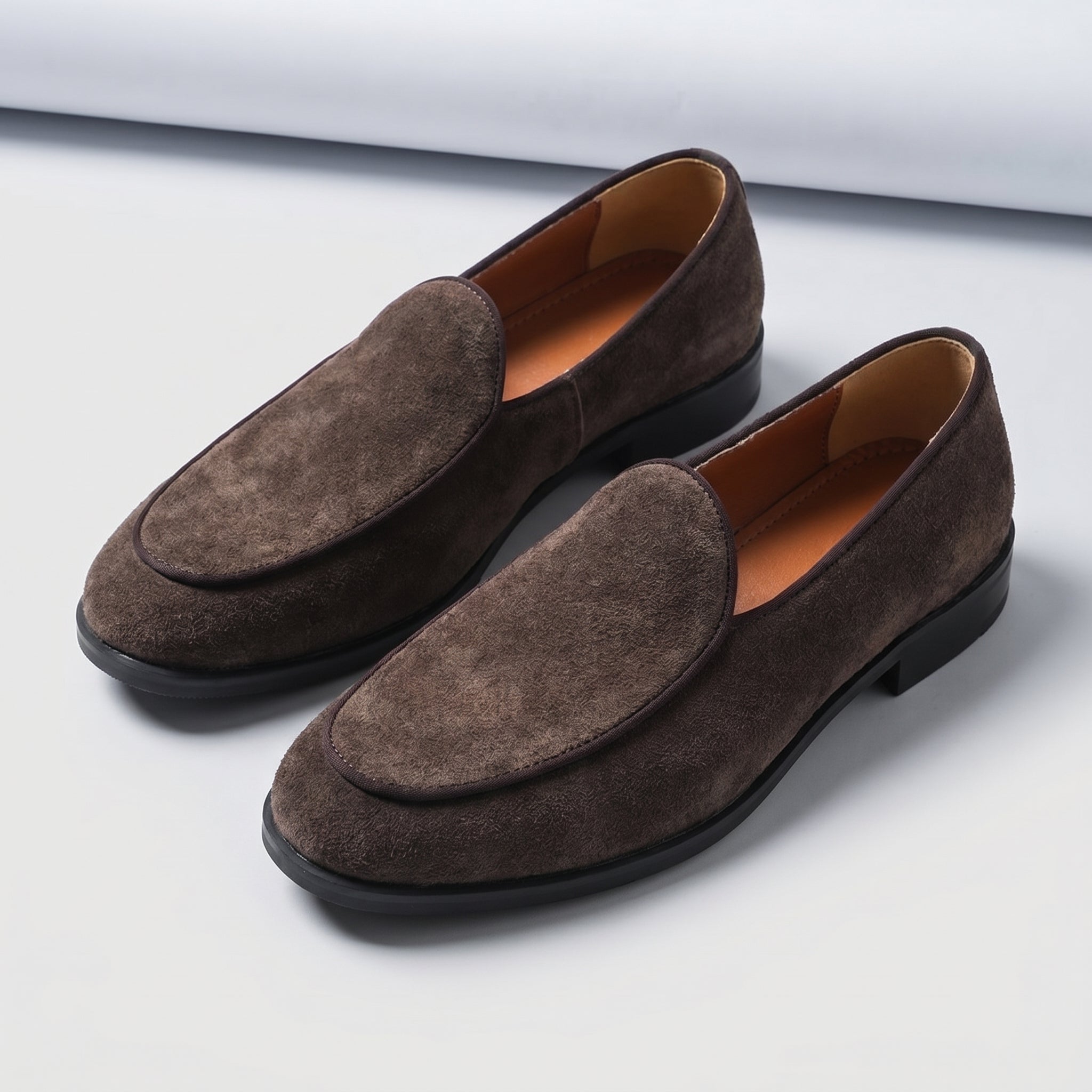 Henrik - Men's Microsuede Slip-On Loafers