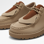 Henry - Men's Micro-Suede Platform Loafers with Lace Detail