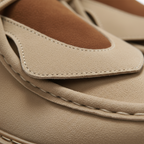 Henry - Men's Micro-Suede Platform Loafers with Lace Detail