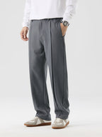 Jett - Men's Pleated Straight-Leg Trousers