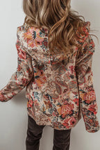 Jhonna - Women's Patterned Blazer with Sherpa-Lined Interior