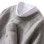 Julius - Men's Cashmere Blend Crewneck with Ribbed Trim