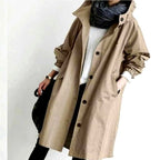Karla - Women's Oversized Hooded Long Lightweight Jacket 1