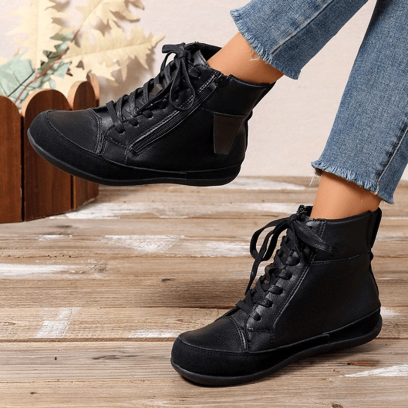 Kierra - Women's Round Toe Ankle Boots 2