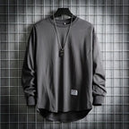 Ledger - Men's Relaxed Crewneck Pullover with Extended Hem