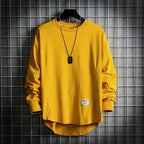 Ledger - Men's Relaxed Crewneck Pullover with Extended Hem