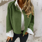 Lenora - Women's Open-Front Draped Cardigan