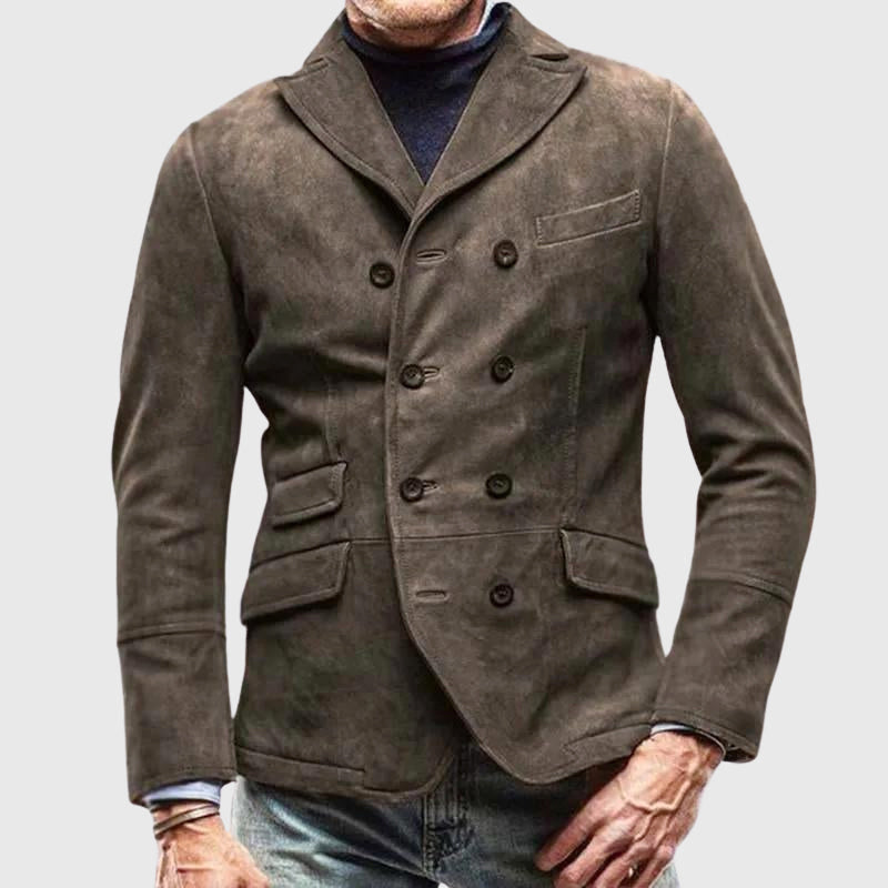 Lucan - Men's Double-Breasted Notch Lapel Sport Coat