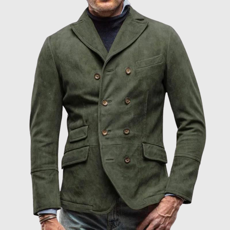 Lucan - Men's Double-Breasted Notch Lapel Sport Coat