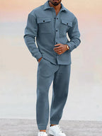 Matthew - Men's Two-Piece Utility Shirt and Pant Set