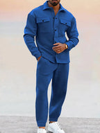 Matthew - Men's Two-Piece Utility Shirt and Pant Set