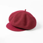 Natalia - Women's Wool Felt Beret with Dome Crown