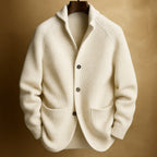 Nico - Men's Collared Button-Front Cardigan