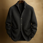 Nico - Men's Collared Button-Front Cardigan
