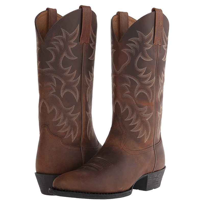 Olivia - Women's Western Leather Cowboy Boot