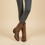 Olivia - Women's Western Leather Cowboy Boot