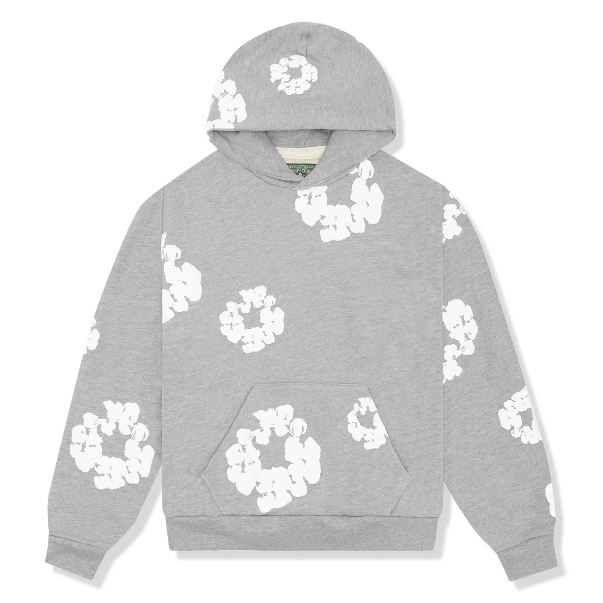 Oriana - Women's Floral Print Drawstring Hoodie and Tapered Joggers