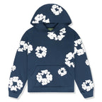 Oriana - Women's Floral Print Drawstring Hoodie and Tapered Joggers