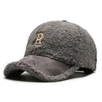 Portia - Sherpa Baseball Cap with Two-Tone Design