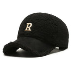 Portia - Sherpa Baseball Cap with Two-Tone Design