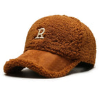 Portia - Sherpa Baseball Cap with Two-Tone Design