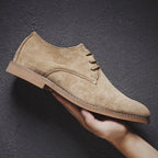 Raphael - Men's Suede Oxford Lace-Up Shoes